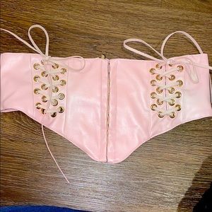 Pink Corset Belt from PLT